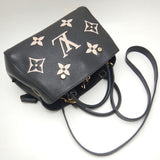 Louis Vuitton Montaigne BB Bicolor Monogram Emplant Noir Black