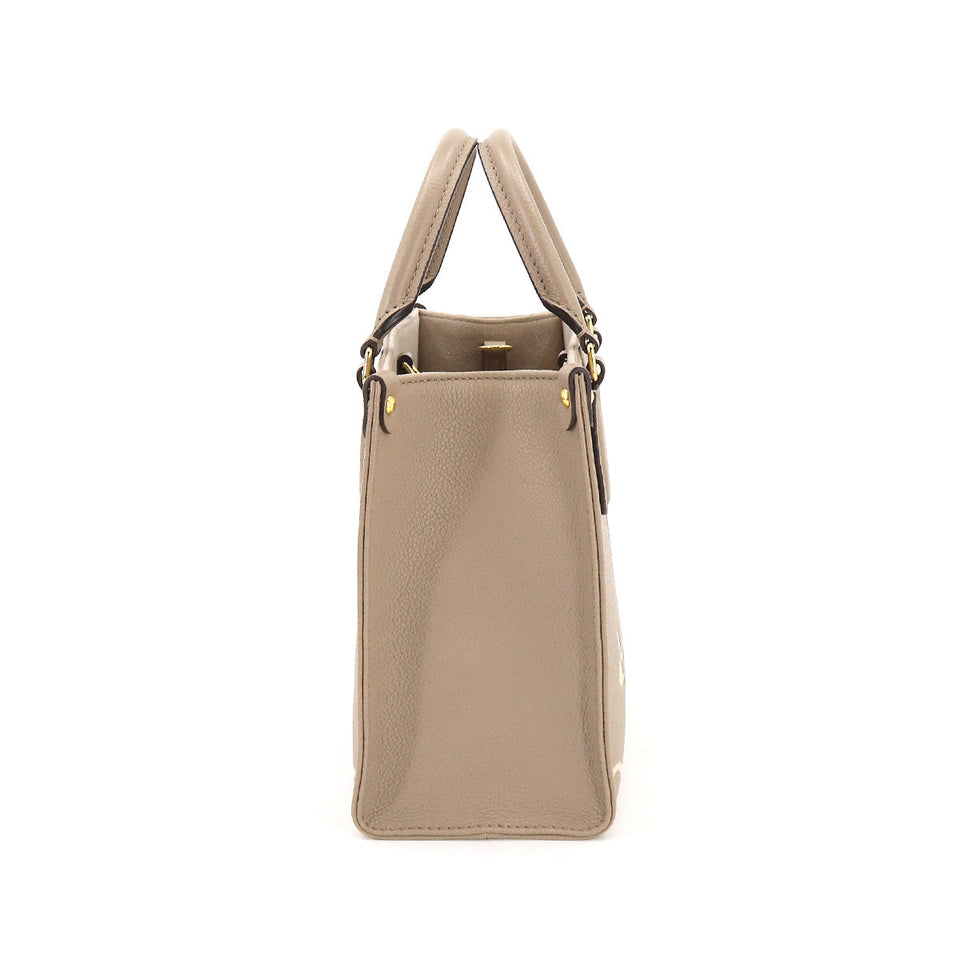 Louis Vuitton Bicolor Monogram Implant Onthego PM 2 Way Tote Shoulder Bag
