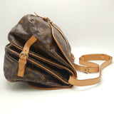 Louis Vuitton Monogram Saumur 35 Shoulder Bag Brown