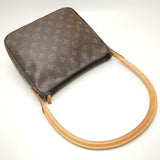 Louis Vuitton Monogram Looping MM Shoulder Bag Brown