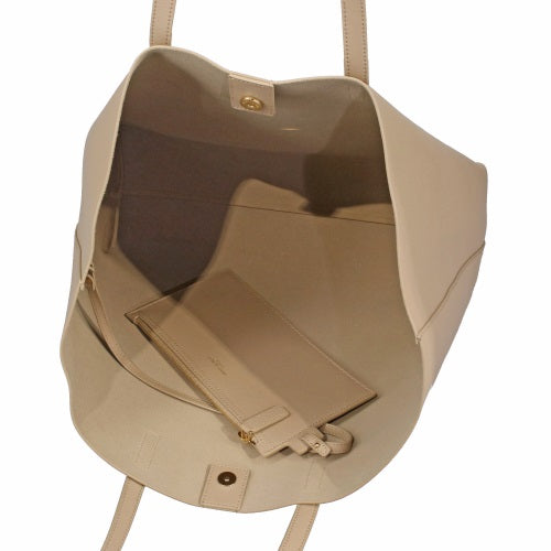 Saint Laurent- Paris Tote Bag Beige
