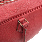 Hermes Plume 32 Handbag Togo Crimson Red Series Gold Metal Fittings