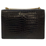 Saint Laurent- Paris Chain Shoulder Bag Embossed Sunset Black