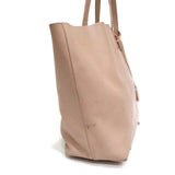 Saint Laurent- Leather Tote Bag With B Rank Pink Pouch