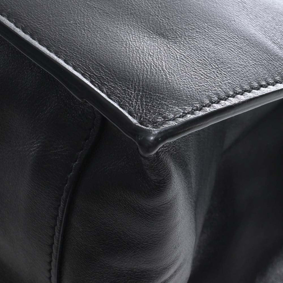 Saint Laurent- Rive Gauche Small Tote Bag Black