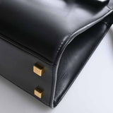 Saint Laurent- Leather Small 2way Handbag Black