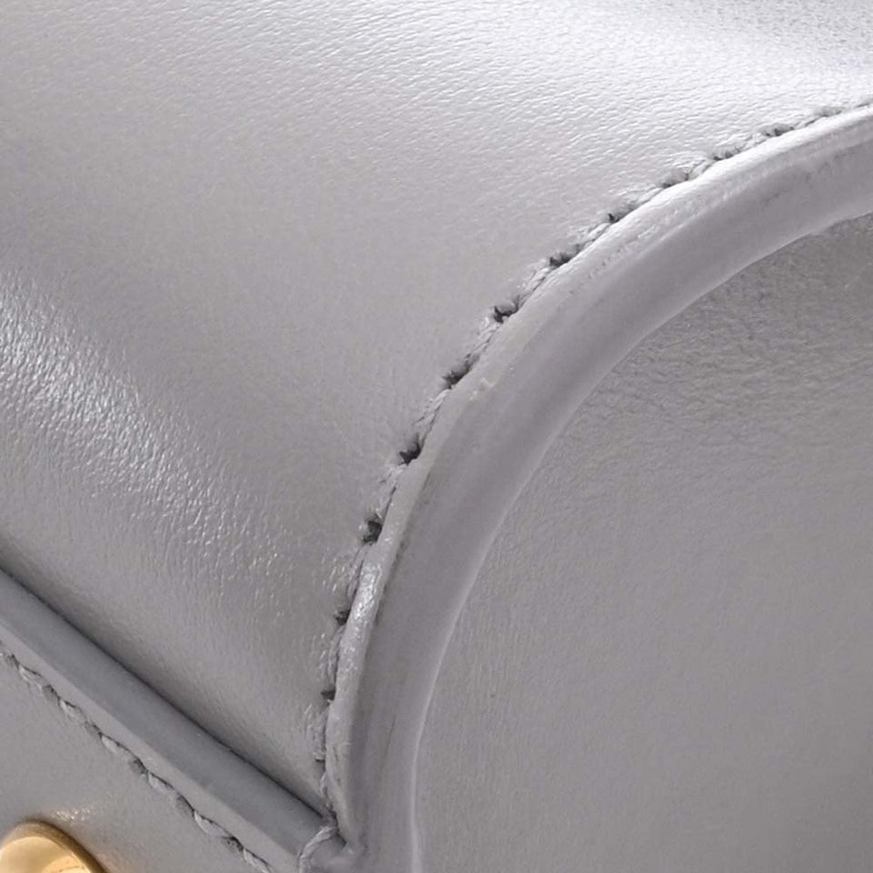 Saint Laurent- Leather Baby Cabas 2way Handbag Gray