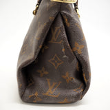Louis Vuitton Pallas BB Monogram Shoulder Bag Brown