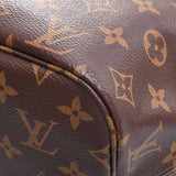 Louis Vuitton Monogram Neverfull MM Tote Bag Brown