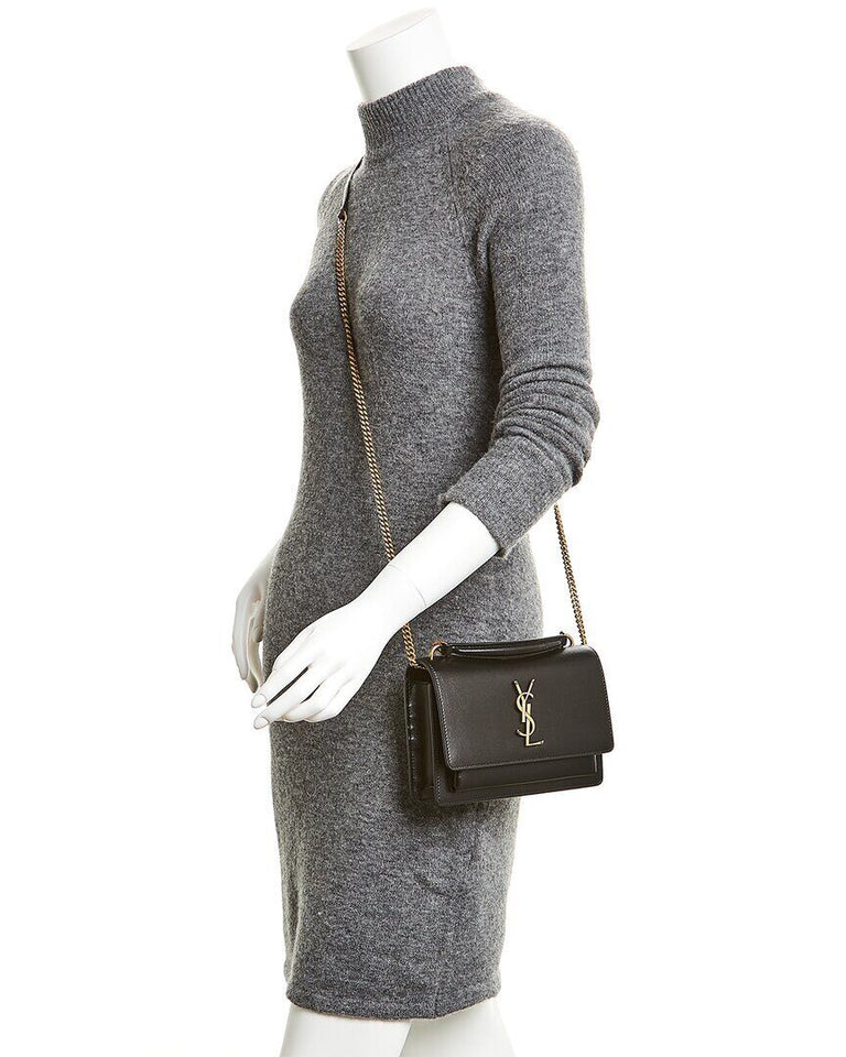 Saint Laurent- Sunset Leather Shoulder Bag Women's