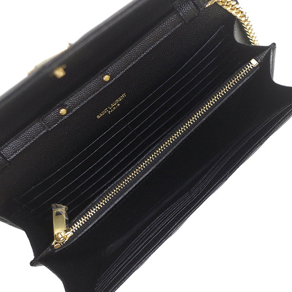 Saint Laurent- Chain Wallet Black