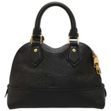 Louis Vuitton Handbag Monogram Emplant Neo Alma BB Black