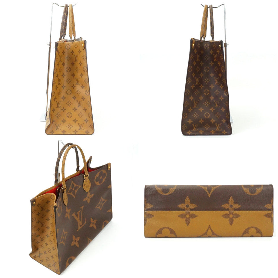 Louis Vuitton Giant On The Go GM Monogram Reverse Brown
