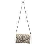Saint Laurent- Stitch Chain Wallet Shoulder Bag