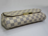 Louis Vuitton Favorite MM Shoulder Bag Damier Azur