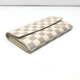 Louis Vuitton Damier Azur Portefeuille Sala Bi-fold Long Wallet