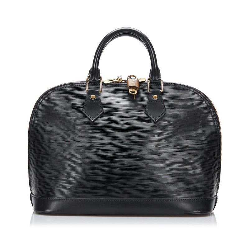 Louis Vuitton Epi Alma Handbag Noir Black Leather