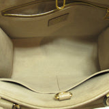 Louis Vuitton On The Go PM Handbag Leather Monogram Implant