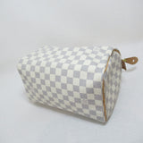 Louis Vuitton Speedy 25 Handbag Damier Azur Canvas