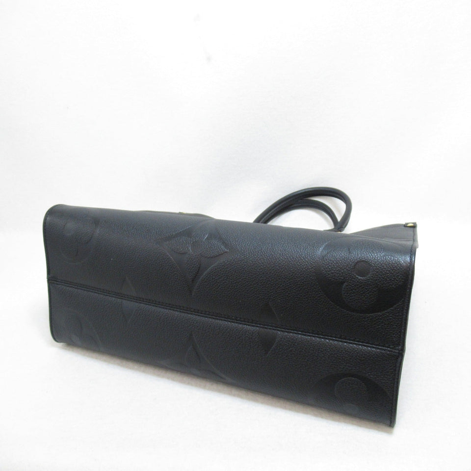 Louis Vuitton On The Go MM Shoulder Bag Empreinte Noir Black