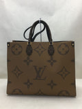 Louis Vuitton On The Go Gm Monogram Tote Bag Pvc Brown