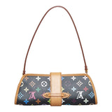 Louis Vuitton Monogram Multicolor Shirley Handbag Black Multicolor PVC Leather