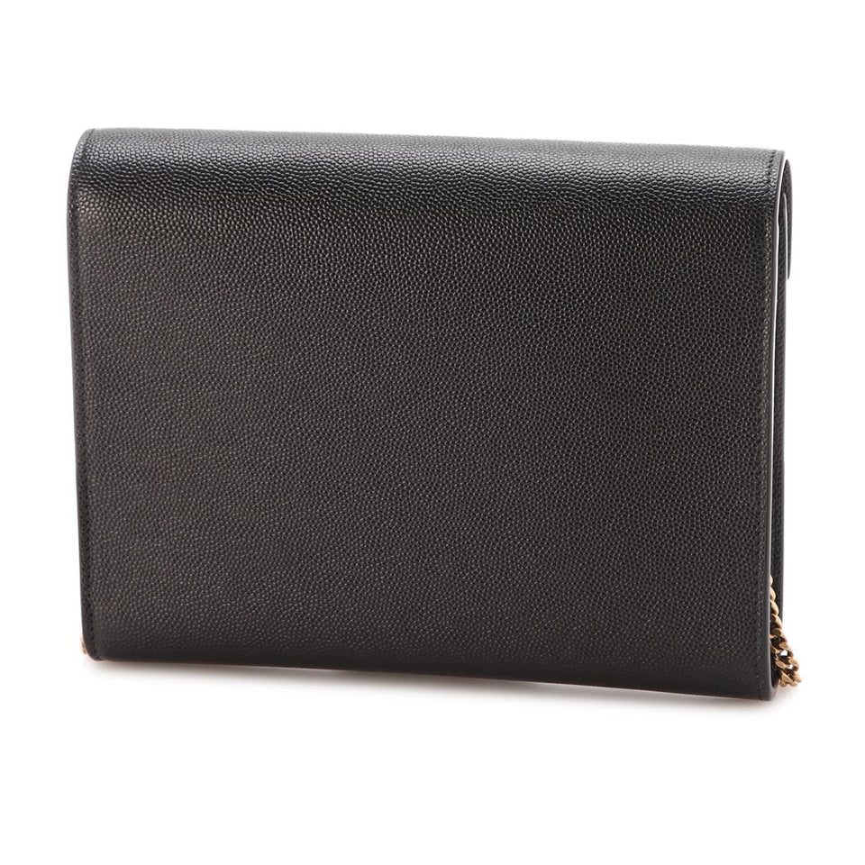 Saint Laurent- Wallet on Chain Black
