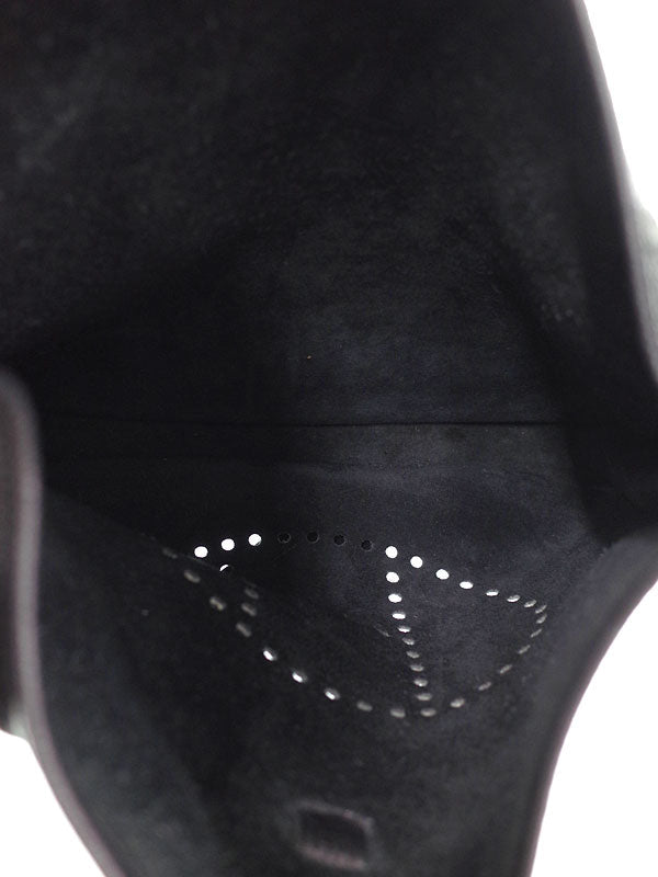 Hermes Evelyn Stamp Shoulder Bag Black
