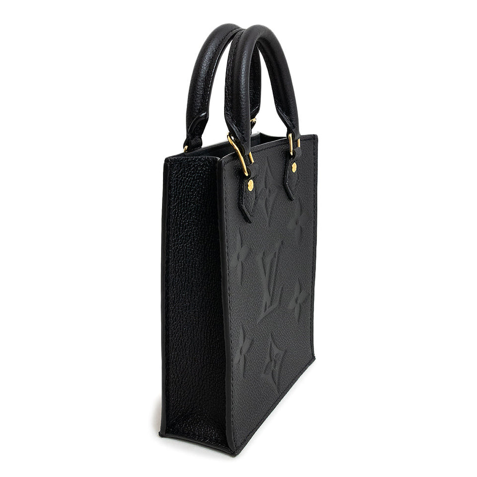 Louis Vuitton  Petite Sac Plat Noir Shoulder Bag Handbag