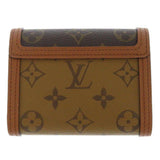 Louis Vuitton Trifold Wallet Monogram Reverse Portefeuille Dauphine Compact