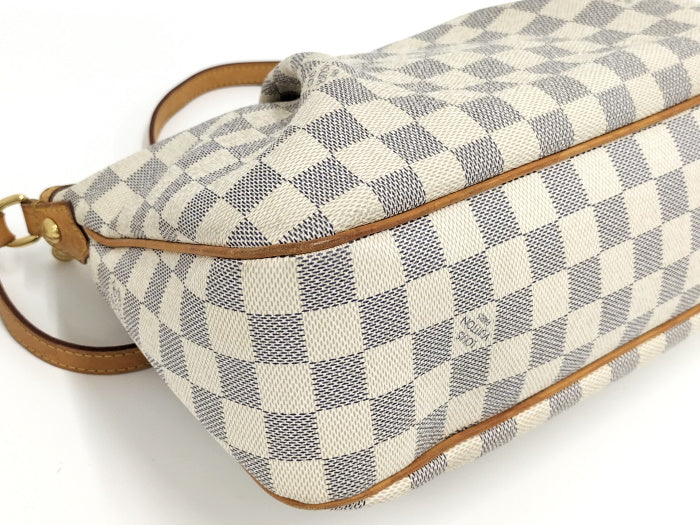 Louis Vuitton Syracusa PM Shoulder Bag Damier Azur
