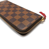 Louis Vuitton Damier Portefeuille Clemence Round Zipper Long Wallet