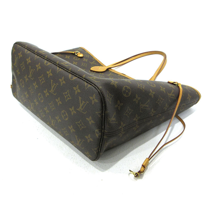 Louis Vuitton Monogram Neverfull MM Tote Bag With Pouch