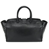 Saint Laurent- PARIS Downtown Cabas Shoulder Bag Leather Black