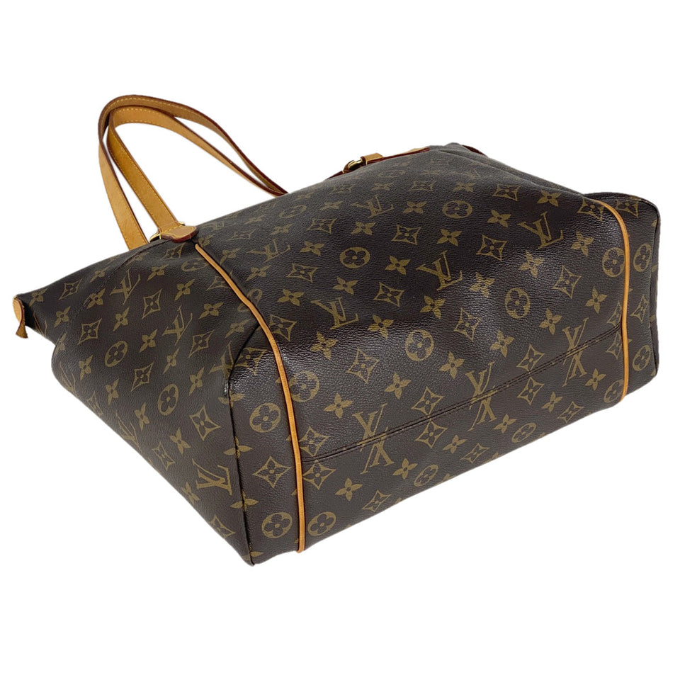 Louis Vuitton Totally MM Monogram Shoulder Bag Brown