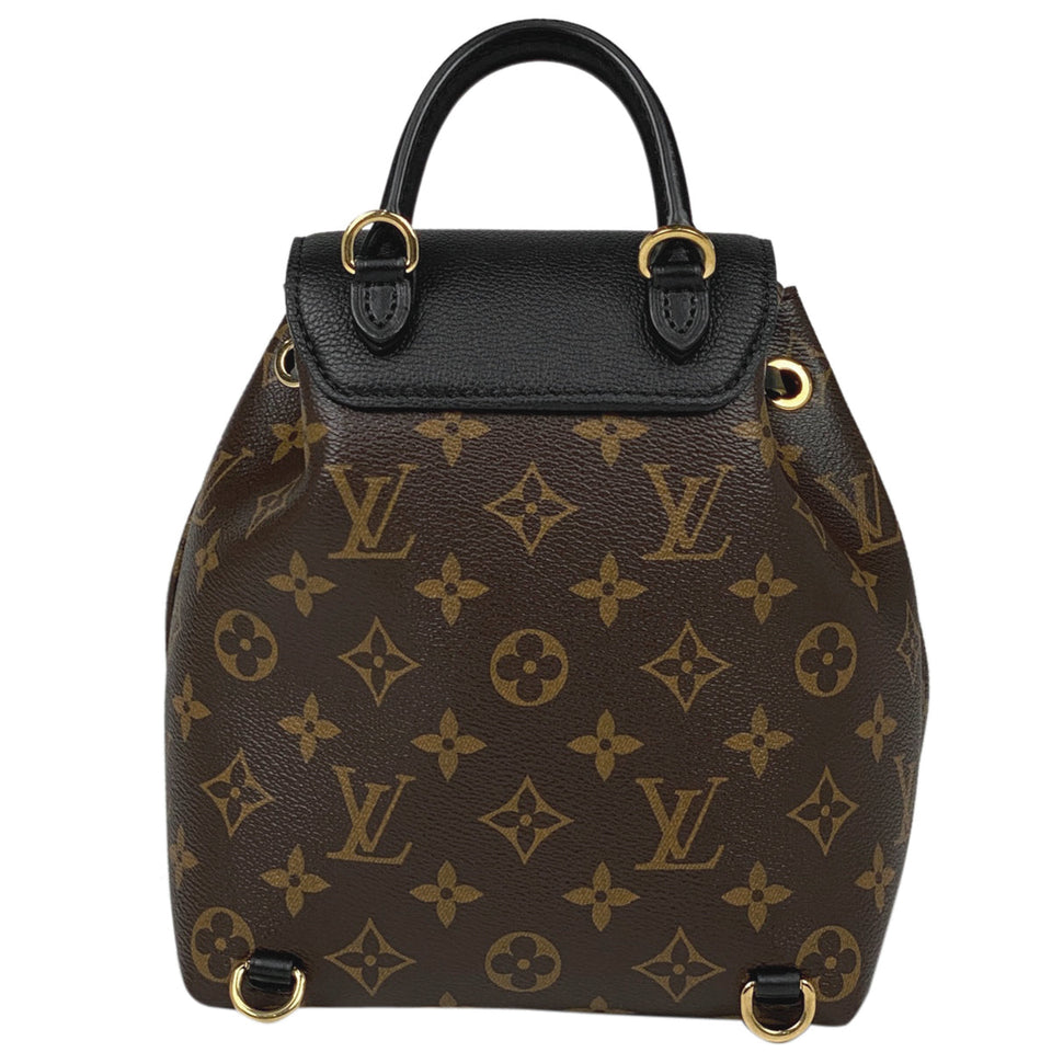 Louis Vuitton Montsouris NM BB Backpack Monogram Brown Black