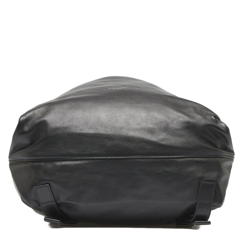 Saint Laurent- Rucksack Backpack Lambskin Leather Black