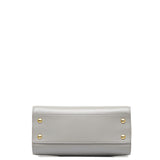 Saint Laurent- Monogram Cabas Handbag Leather Gray