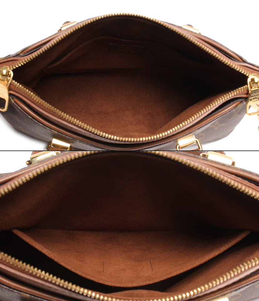 Louis Vuitton 2way Shoulder Bag Handbag Pallas BB Monogram