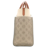 Louis Vuitton On My Side MM Shoulder Monogram Grain Calf Leather Creme