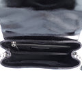 Saint Laurent- Paris Monogram Strap Bag Shoulder Bag Black