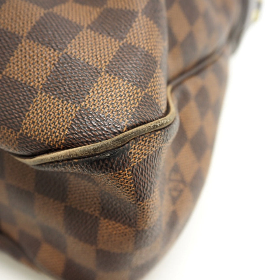 Louis Vuitton Evora MM Damier Handbag Brown