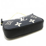 Louis Vuitton  Mini Pochette Accessoire Handbag Black Beige