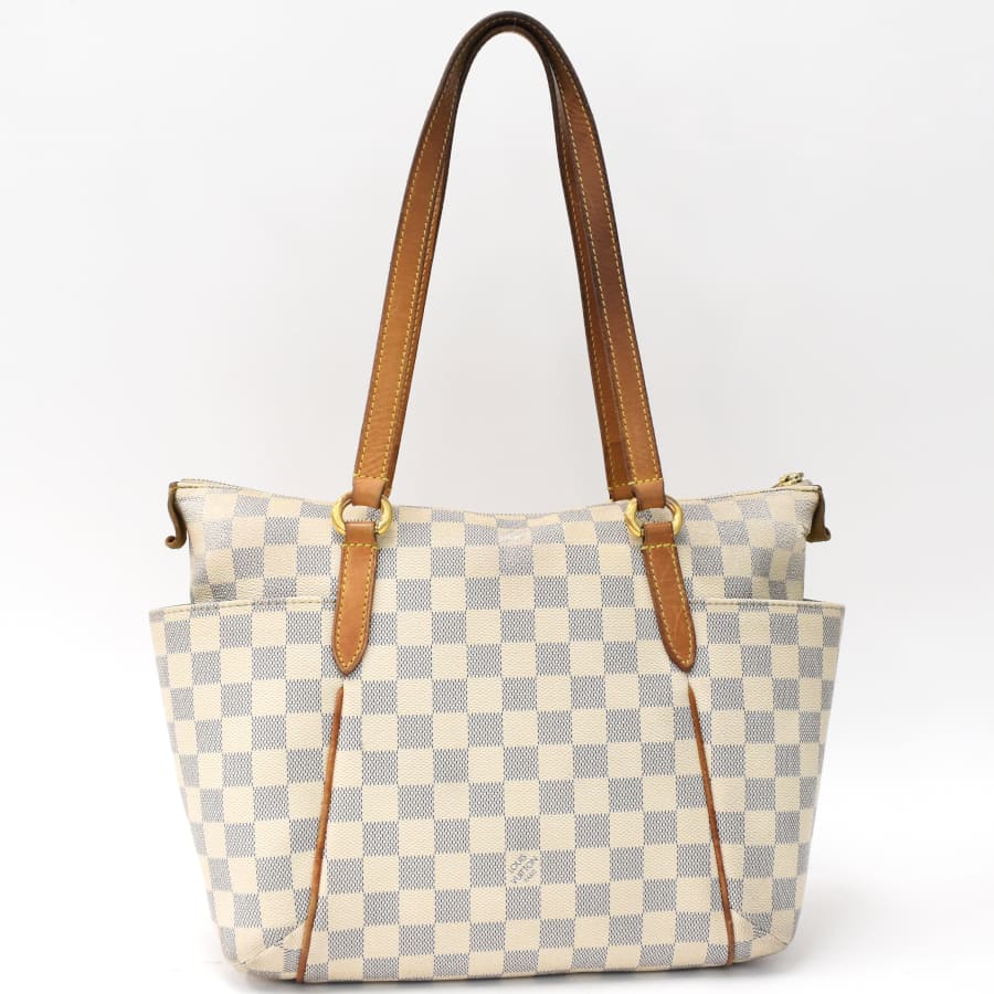 Louis Vuitton Totally PM Tote Shoulder Bag Damier Azur Ivory