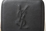 Saint Laurent- Paris Wallet Folding Wallet Zipper Type Black