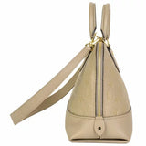 Louis Vuitton Neo Alma PM Shoulder Emplant Leather Handbag Creme