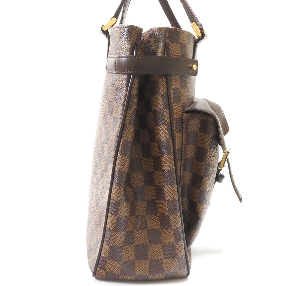 Louis Vuitton Manhattan Shoulder Bag Damier Ebene Brown