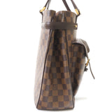 Louis Vuitton Manhattan Shoulder Bag Damier Ebene Brown