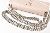 Saint Laurent- Chain Wallet Long Wallet Evening Bag Leather Rose