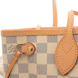 Louis Vuitton Damier Azur Neverfull PM Tote Bag With Pouch